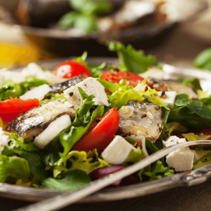 Salade de riz aux sardines