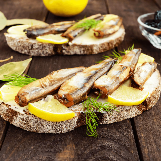 Sandwich aux sardines